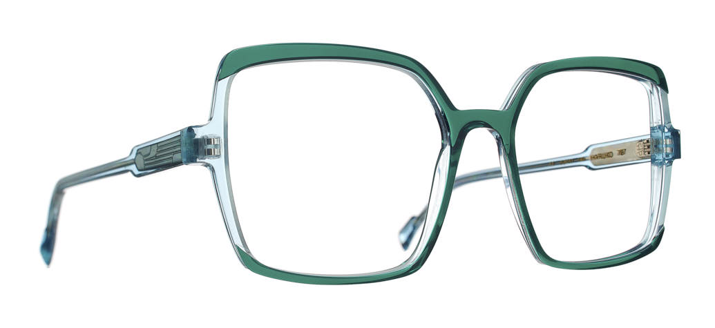 Caroline Abram HARUKO -  VERT / BLEU CLAIR - 787  2100885787 -...