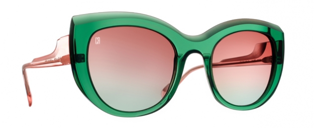 Caroline Abram AUBE - GREEN / LIGHT PINK ACETATE 1002 - AUBE